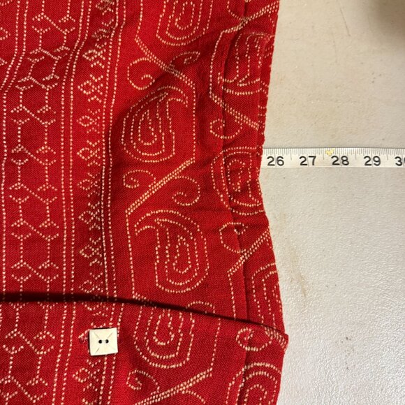 Coldwater Creek Red Button-Up Jacket – Women’s Size M – Geometric Paisley Patter - Picture 10 of 10